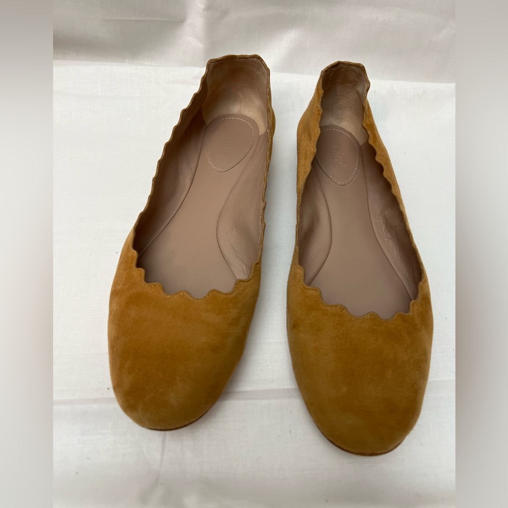 Chlo Suede Ballet Flats